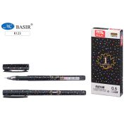 Гелевая ручка черная 0,5мм К123 «Конфетти»