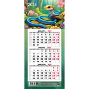 Календарь на магните мини-трио 2025 108х245мм 8569 «Символ года змея»