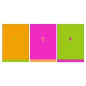 Тетрадь А4 80л. кл. Т4ск80 11205 «Monocolor. Chat», неоновые краски