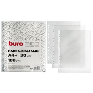 Папка-файл А4+ 30мкр «Buro» глянц. 1496915 (цена за 100шт)