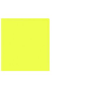 Папка с 10 вклад. Бюрократ Double Neon DNE07V10YEL A4 пластик .0,7мм желтый