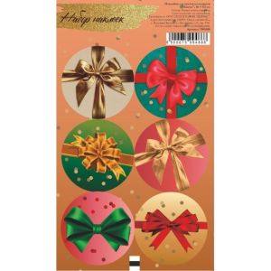 Наклейка для цветов и подарков «Банты», 16 × 9,5 см 7509488 6900075094888