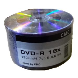 Диск DVD-R 4,7 GB 16x Bulk/50 (CMC)