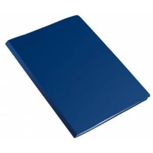 Папка с 10 файлами ЕС10 синяя пластик 0,40мм, кор.15мм
