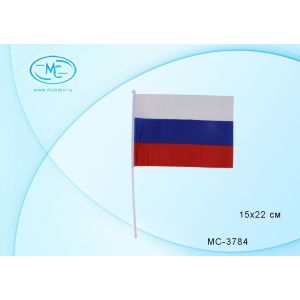Флаг «Россия» 15*22 МС-3784 без подставки