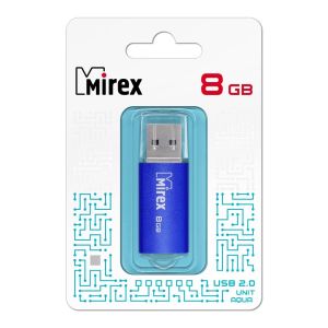 Флэш-драйв 8GB Mirex USB UNIT  AQUA