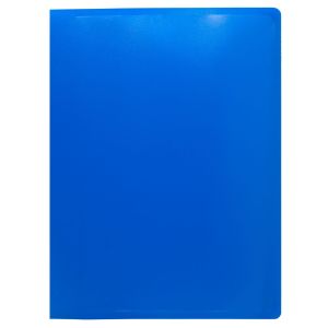 Папка с метал.пруж.скоросш. Buro -ECB04PBLUE A4 пластик 0.5мм синий кор15мм