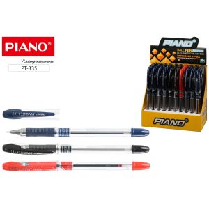 Ручка на масляной основе Piano PT-335 35синих,10-черных,5красных, пишущий узел 0,5мм