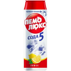 Чистящее средство 480г Пемолюкс «Сода 5. Лимон», порошок