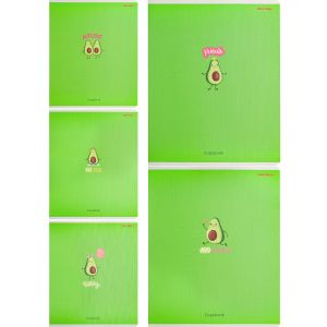 Тетрадь 48л. кл. 48-3014 Авокадо коллекция цветная мелованная обложка