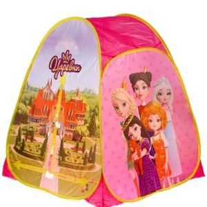 Палатка детская игровая Царевны 81х90х81см, в сумке ИГРАЕМ ВМЕСТЕ GFA-TSAR01-R