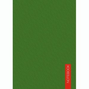 Блокнот А6 40л. БСК64032 Зеленый (склейка)