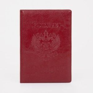 Обложка для паспорта Красный (вспен. матов) 10-17