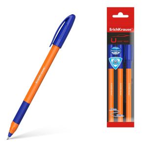 Ручка шарик. ErichKrause® U-109 Orange Stick&Grip 1.0, Ultra Glide Technology 47592 (цена за 1шт.)