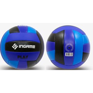 Мяч волейбольный INGAME Play черно-сине-голубой
