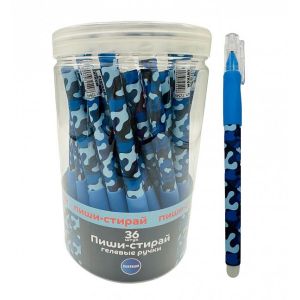Ручка пиши-стирай 72549 КАМУФЛЯЖ 0,5мм синяя