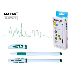Гелевая ручка зеленая 0,5мм M-5505С-73 SAMY с резин.грипом