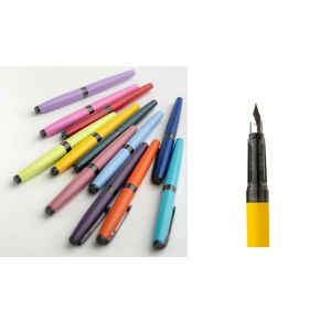 Ручка перьевая Малевичъ с конвертером, перо EF 0,4 мм, цвет: цедра лимона