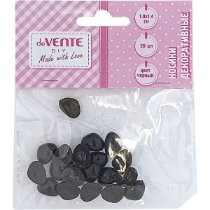 Носики «deVENTE» 8001919 пласт. размер 10*14мм 20шт цвет черный