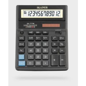 Калькулятор бухгалт. «SKAINER ELECTRONIC» SK-777M 12разр. 157 x 200 x 32
