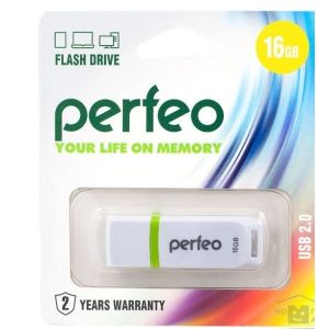 Флэш-драйв 16GB Perfeo USB C11 White