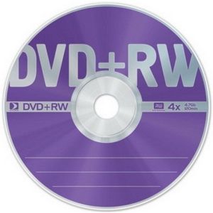 Диск DVD+RW 4,7Gb 4х Data Standard Bulk 50