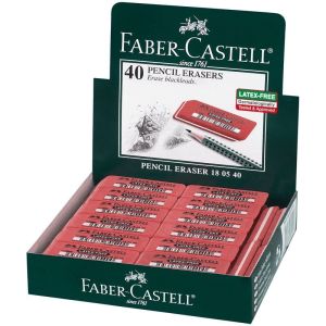 Ластик Faber-Castell «Latex-Free», скошенный, синтетический каучук, 60*18*8мм 180540