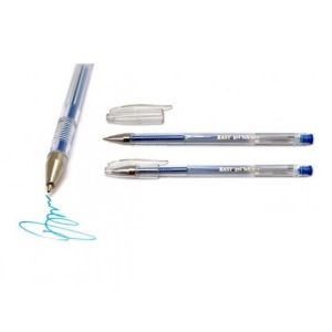 Гелевая ручка голубая EASY 888 0,7мм стерж. 139мм