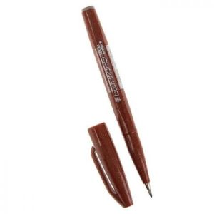 Фломастер-кисть Brush Sign Pen (коричневый ) SES15C-E