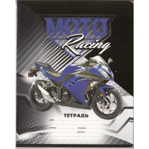 Тетрадь 24л. лин.Т5ск24 5233 «Moto racing»