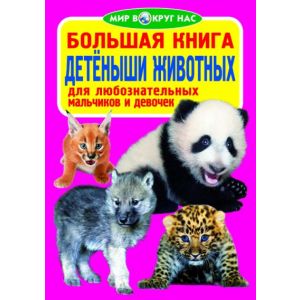 Большая книга. Детёныши животных 978-617-7352-18-0