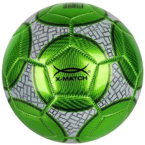 Мяч футбольный X-Match 22см PVC металик 56486