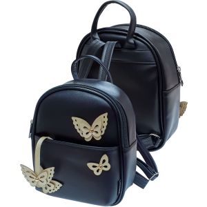 Рюкзак подростковый «deVENTE. Golden Butt» 7032100 25x20x10 с аппликацией в виде золотых бабочек, че