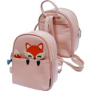 Рюкзак подростковый «deVENTE. Cute Fox» 7032103 25x20x10 см с аппликацией в виде лисички, бежевый