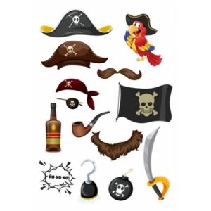 Набор для фотосессии «Пиратская вечеринка» 14 предметов 11-07-0005
