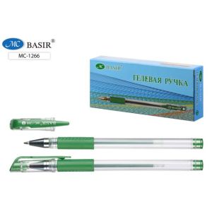 Гелевая ручка зеленая МС-1266 пишущ узел - 0,5 mm