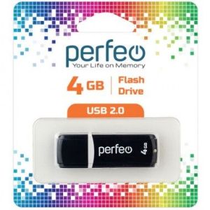 Флэш-драйв 4GB Perfeo USB C02 Black