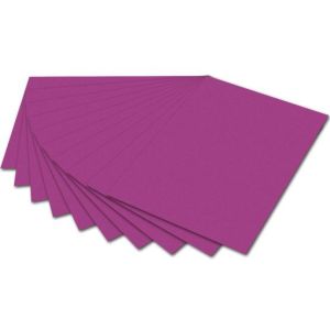 Бумага цветная 50*70см 130г/м2 FOLIA розовый темный 6721