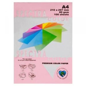 Бумага А4 500л. 80г/м2 «Spectra Color» розовый №170