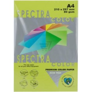 Бумага А4 20л. 80г/м2 «Spectra Color» Зеленый неон №321