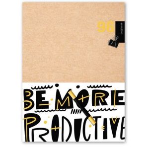 Тетрадь А4 96л. кл. Т4ск96_вл 9736 «Be more productive» выборочный лак, без полей
