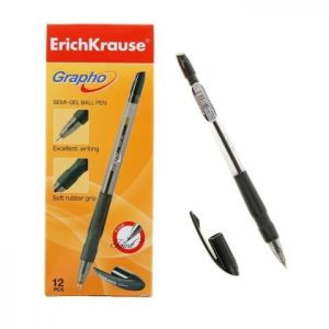Ручка шариковая GRAPHO черная EK28268 0,5 лин.0,4 стерж-140мм