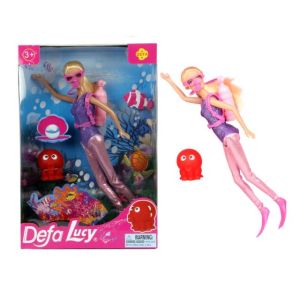 Кукла DEFA Lucy «Морское приключение» (27 см, животн., аксесс.)8279