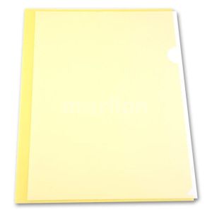Папка-уголок А4 150мкр ЕЕ310/1 желтая