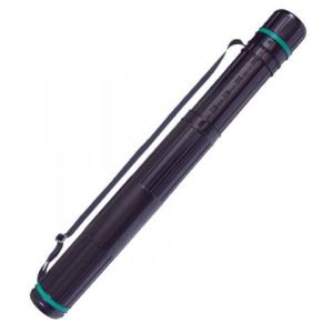 Тубус с ручкой D85мм, L63-110мм черный на ремне ПТ11