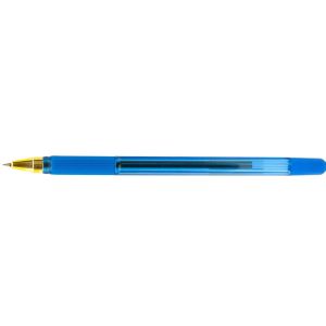 Ручка шариковая Silwerhof Golden синяя, пишущий узел 0,5мм, толщина линии письма 0,3мм, сменный стержень, манжета