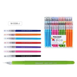 Гелевая ручка М-5506-J LEXY SOFT 8 цветов  0,5мм