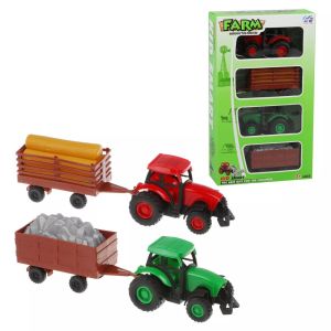 Набор Фермер, в комплекте: 2 трактора предметы 4шт., C850-2