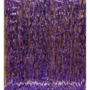 Дождик 1,5м 50см волнистый фиолет HC-C022F