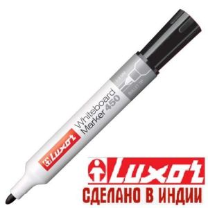 Маркер для досок черный LUXOR WBM 450 3651 спирт. основа,1-3мм